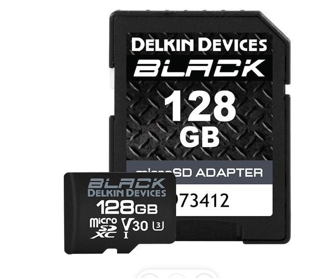 Delkin Black 128Gb Micro Sd Uhs-i V30