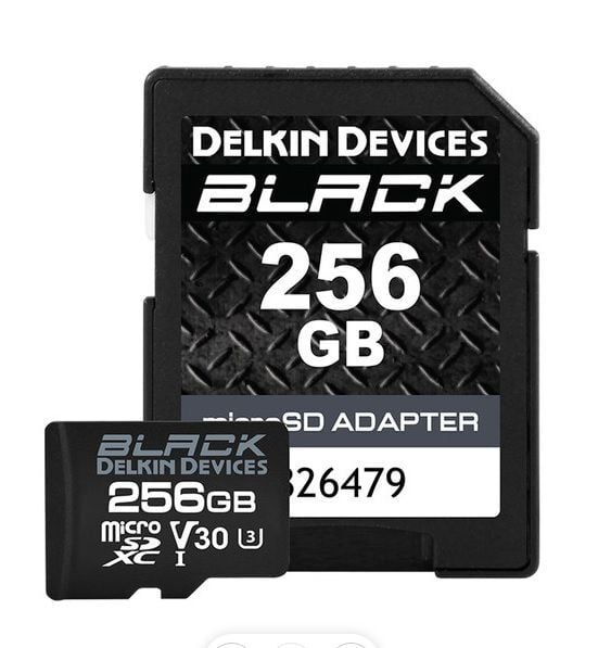 Delkin Black 256Gb Micro Sduhs-i  V30