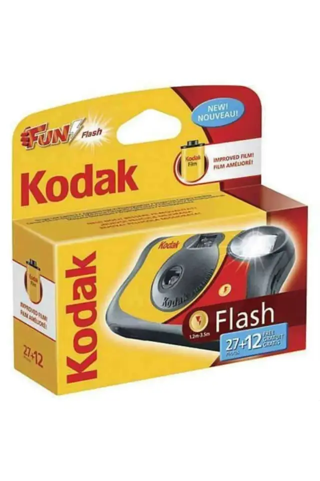 Kodak Fun Saver Flaşlı 39 Poz (Tek Kullanımlık) Fotoğraf Makinesi