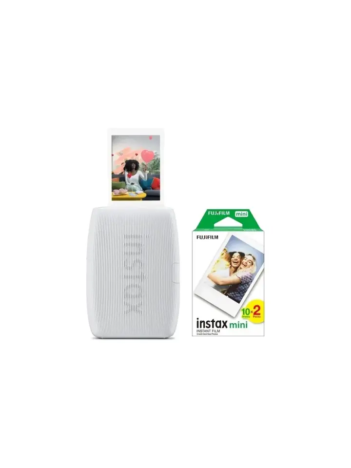 Instax Mini Link 3 Beyaz Akıllı Telefon Yazıcısı ve 20'li Film
