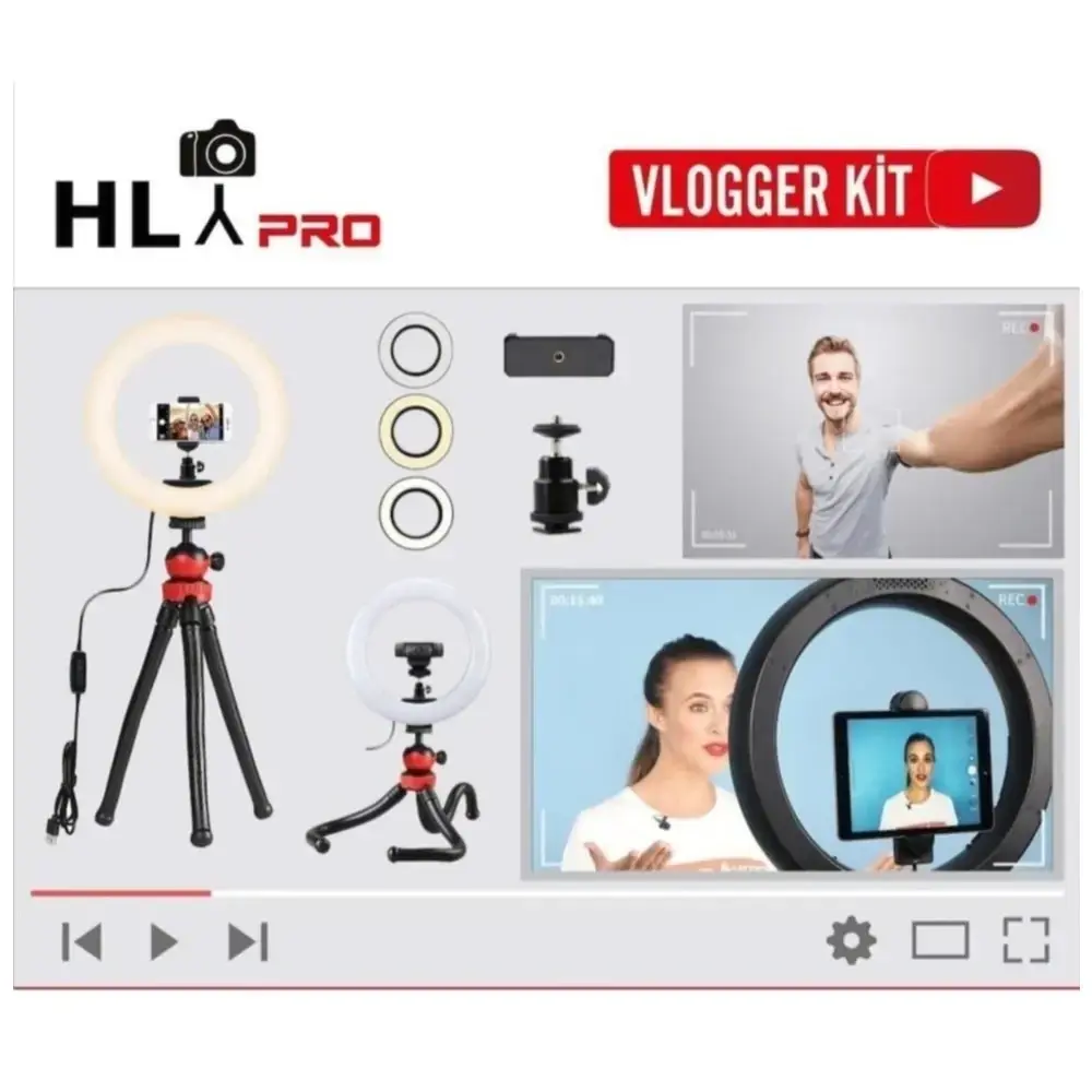 Hlypro Vlogger Kit Ring Light