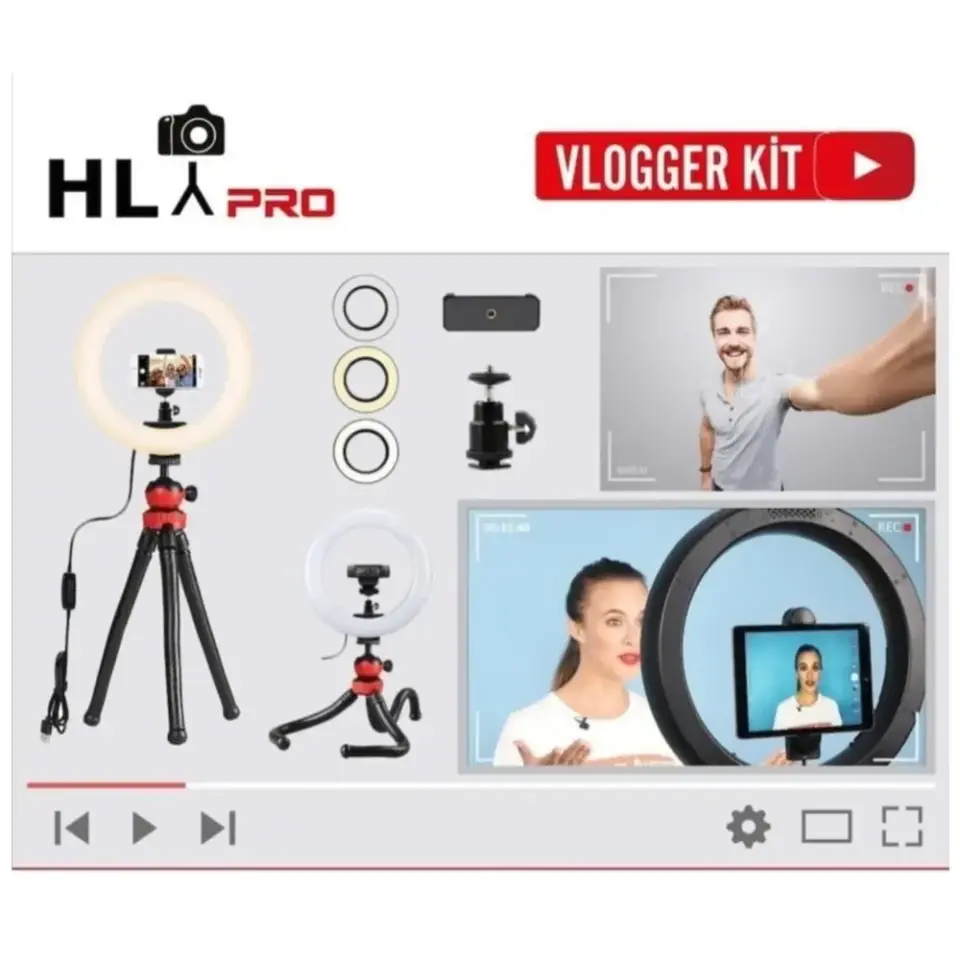 Hlypro Vlogger Kit Ring Light