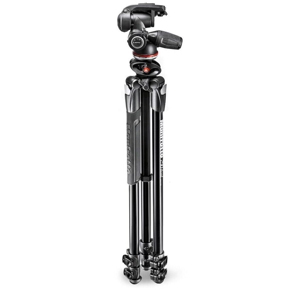 Manfrotto MK290DUA3-3W Hareketli Orta Borulu Tripod ve 3yönlü Başlıklı Kit