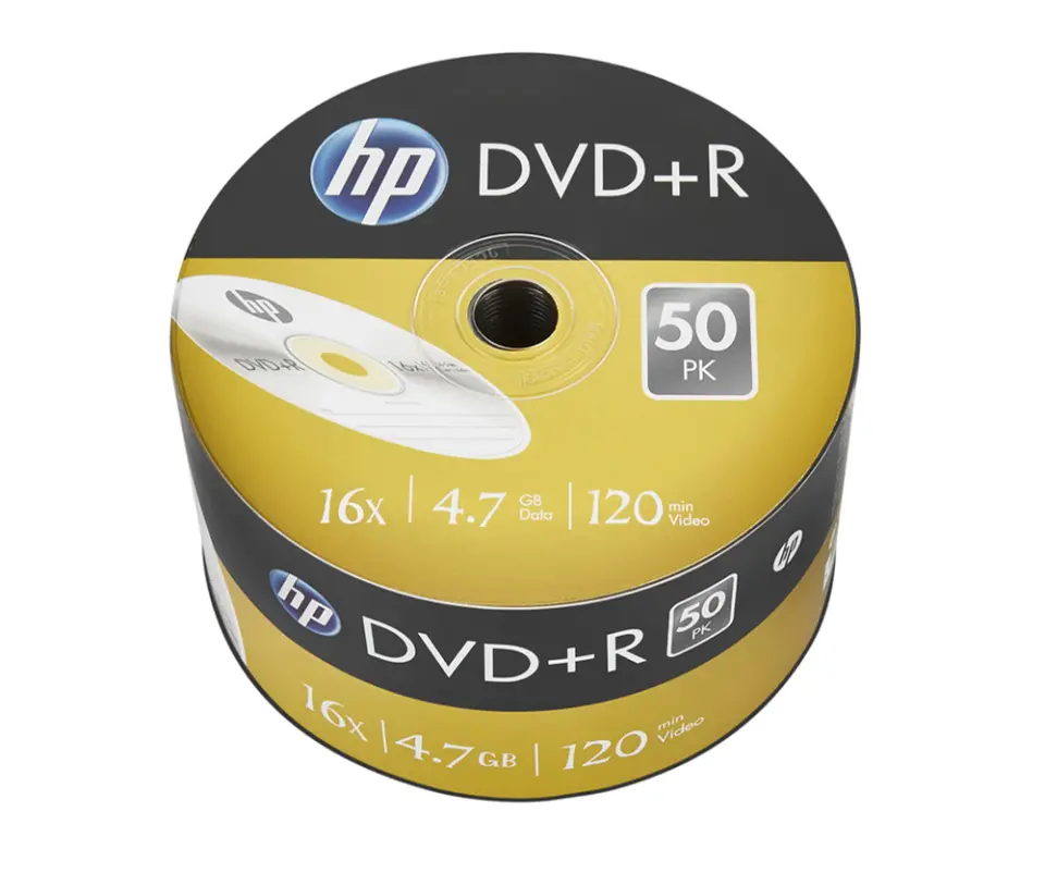 HP Boş DVD 50'Li Paket DVD+R