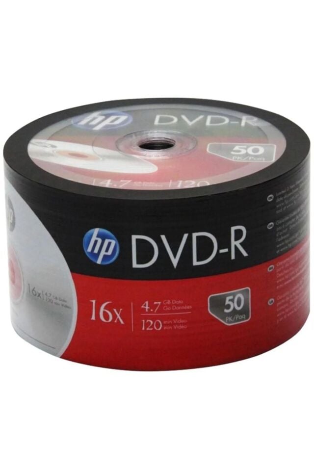 HP Boş DVD 50'Li Paket DVD-R