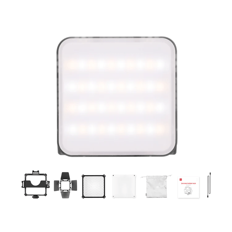 Zhiyun Fiveray M20 Bi-Color Combo Paket 20W LED Video Işığı