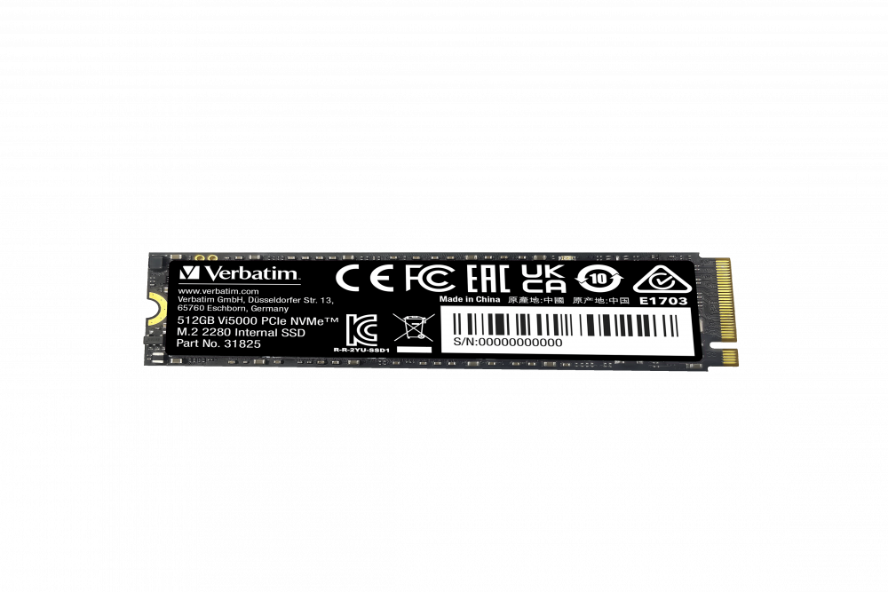 Verbatim 512 GB Dahili M.2 SSD VI5000 PCIE4 4500MB/S - 5000MB/S-(31825)