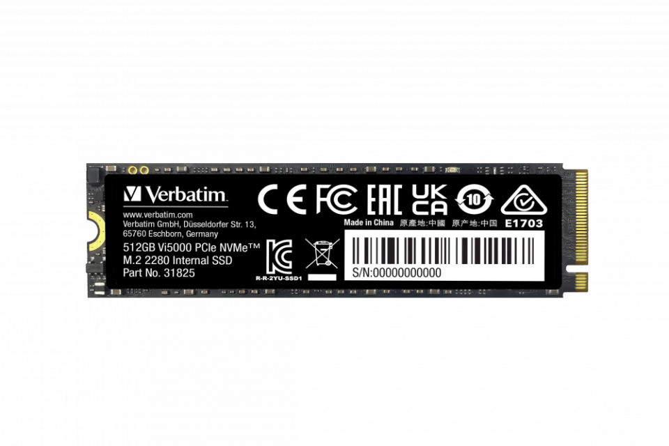 Verbatim 512 GB Dahili M.2 SSD VI5000 PCIE4 4500MB/S - 5000MB/S-(31825)