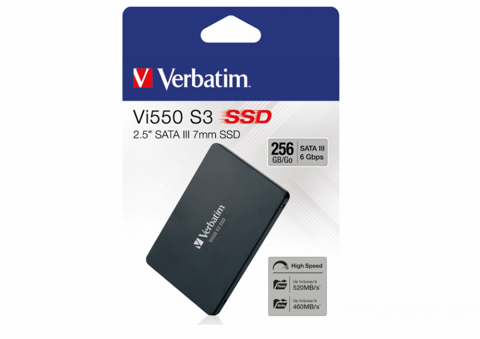 Verbatim 250 GB Dahili Sata VI550 SSD S3 2,5 500MB/S - 550MB/S-(49351)