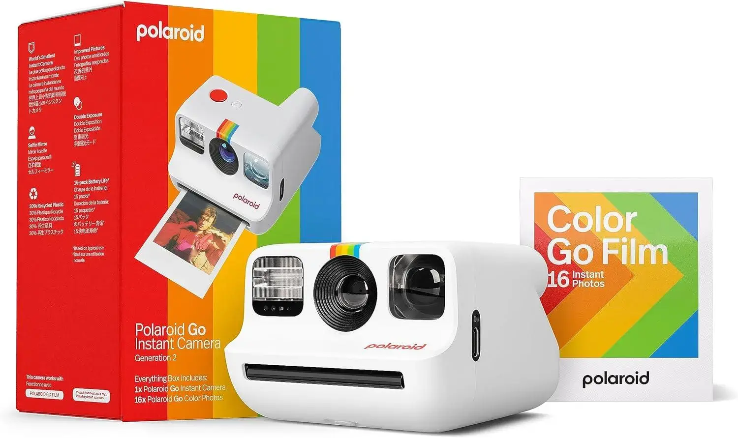 Polaroid Go Generation 2 White Everything Box