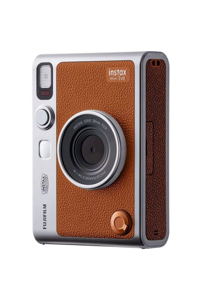 Instax Mini Evo Kahverengi Fotoğraf Makinesi ve 20'li Film