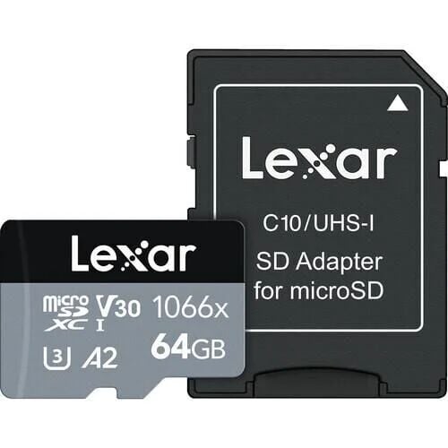 Lexar 64GB 1066x UHS-I microSDXC Hafıza Kartı