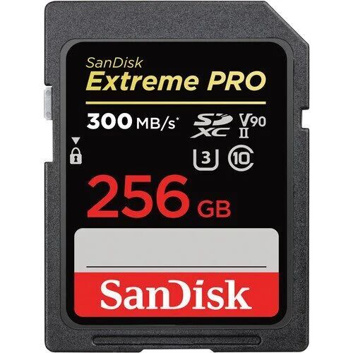 Sandisk 256GB SDXC Extreme Pro 300MB/S SD Uhs I Hafıza Kartı