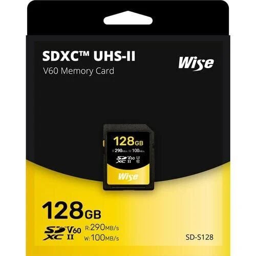 Wise 128GB SDXC UHS-II V60 Hafıza Kartı