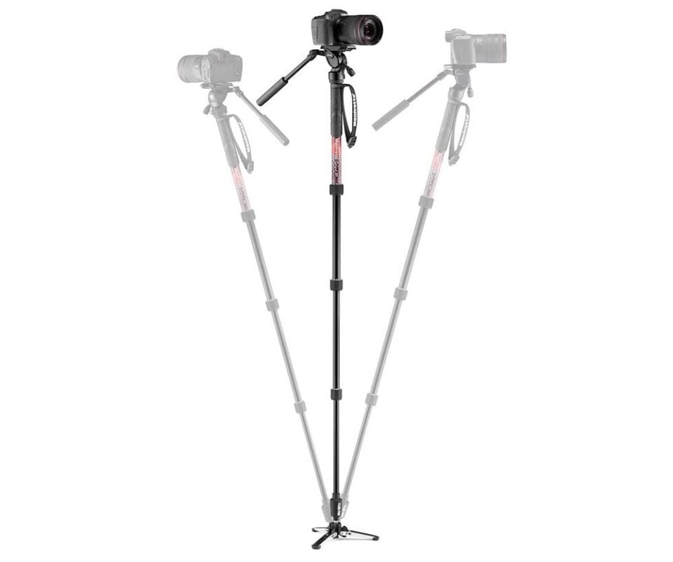 Manfrotto MVMELMIIA4 LIVE Element Serisi Video Başlıklı Monopod Kit