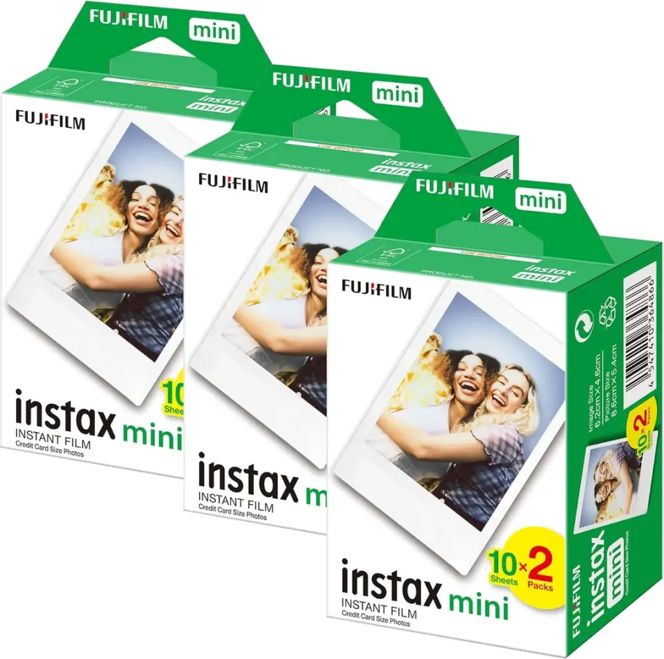 Instax Mini 20'li Film 3'lü Set