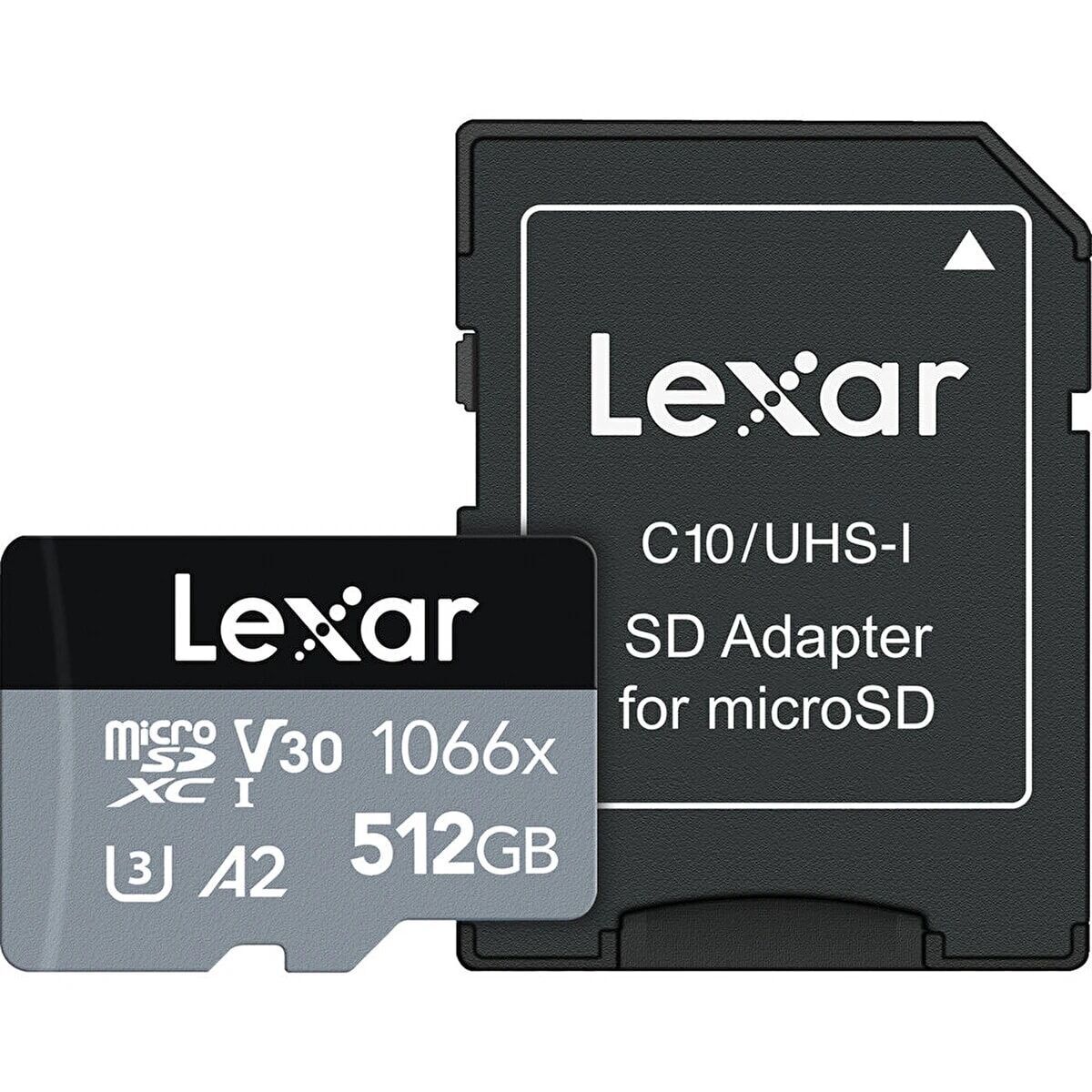 Lexar 512 GB MicroSDXC 1066x 160MB/s Hafıza Kartı