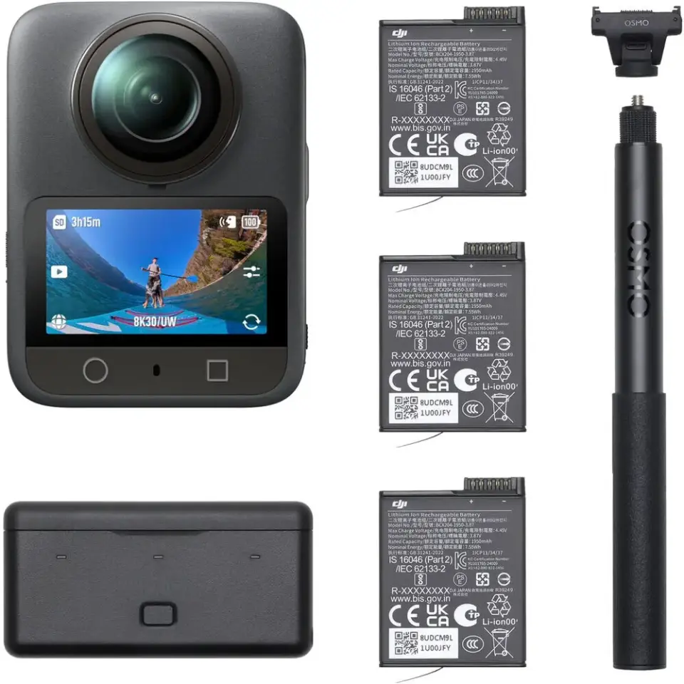 DJI Osmo 360 Adventure Combo (DJI Türkiye Karacasulu Garantili)