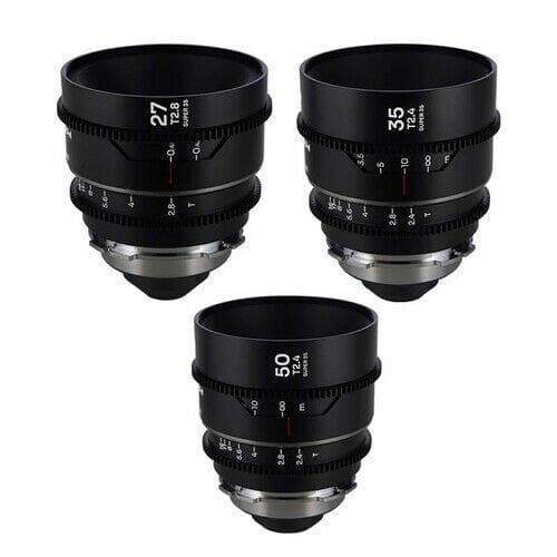 Laowa S35 Prime 3- Lens Bundle Nanomorph(27Mm,35Mm,50Mm ) - Sılver Arri Pl/Ef