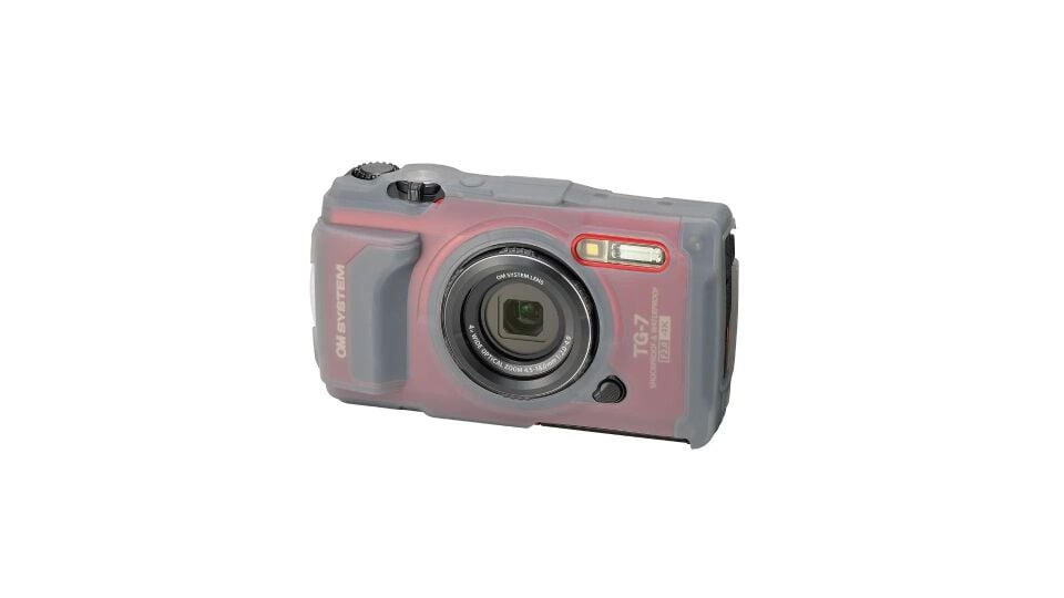 Olympus Csch-128 Grey Silicon Jacket For Tg-7