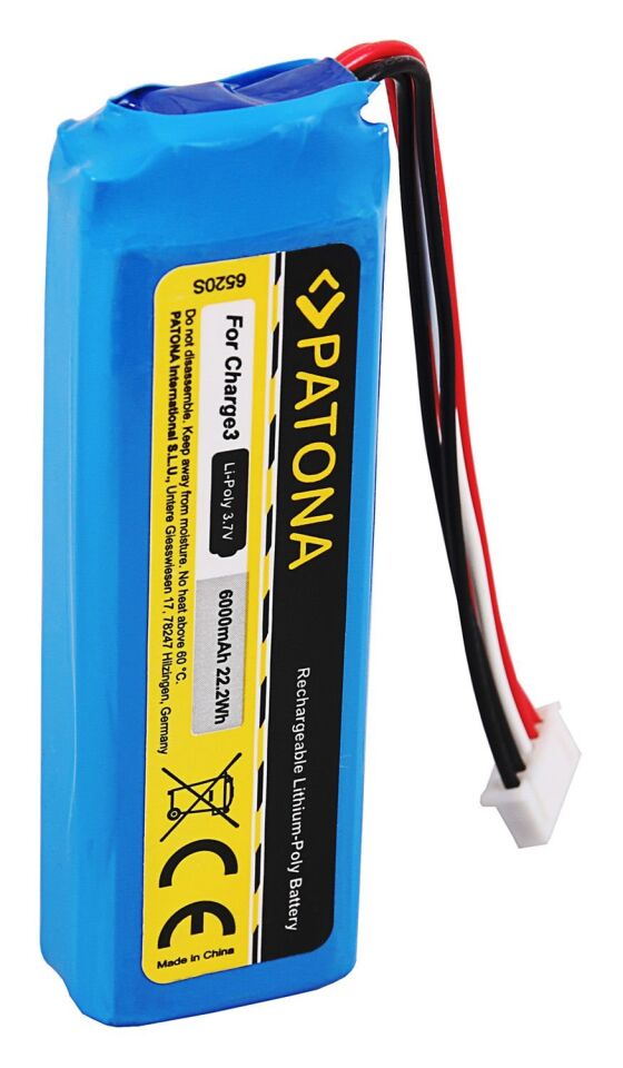 Patona 6520D Battery F. Jbl Charge 3 Bl Gsp102910A