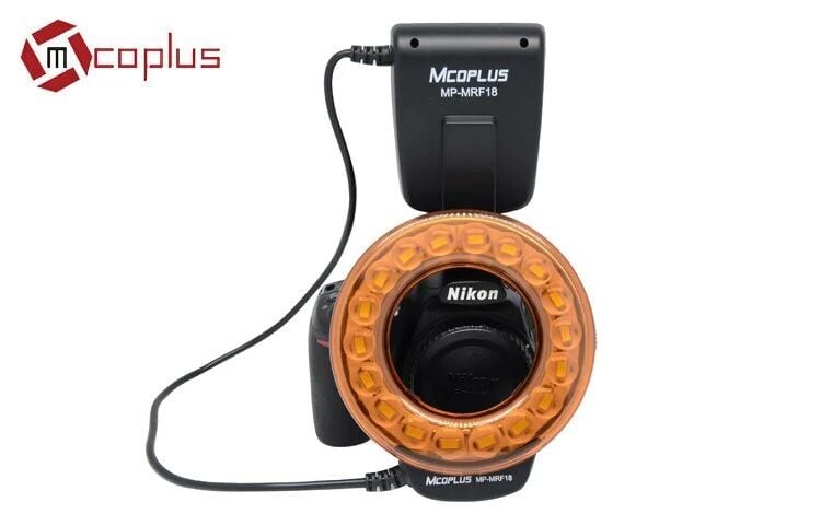 Mcoplus MRF18 LED Makro Ring Flaş Işık (Nikon / Canon / Olympus / Pentax)