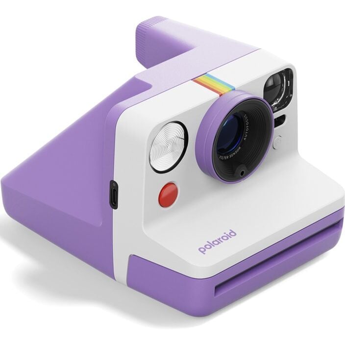 Polaroid Now Gen 3 Fotoğraf Makinesi (Purple) + 8'li Color Film Bundle
