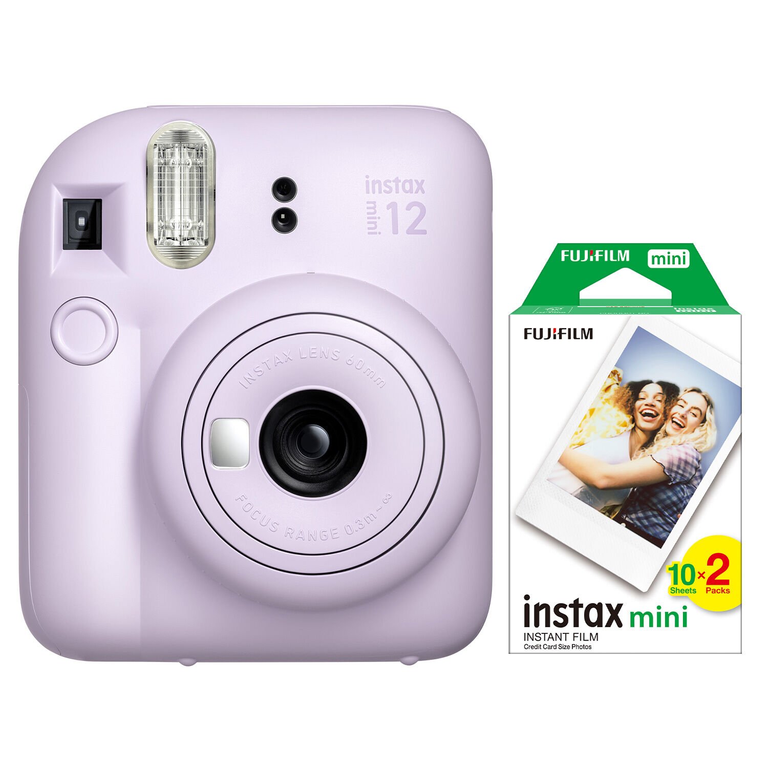 Instax Mini 12 Fotoğraf Makinesi Lila + 20'li Film