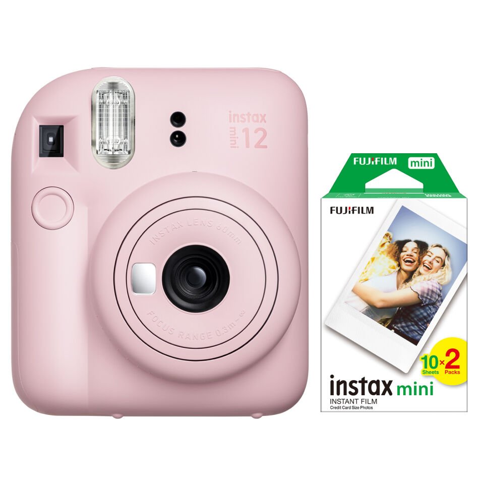 Instax Mini 12 Fotoğraf Makinesi Pembe + 20'li Film