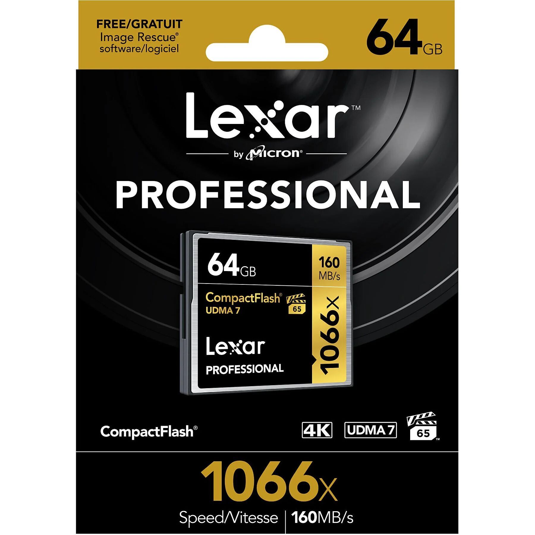 Lexar 64GB Professional 1066x CompactFlash 160MB/sn Hafıza Kartı