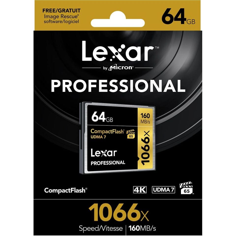 Lexar 64GB Professional 1066x CompactFlash 160MB/sn Hafıza Kartı