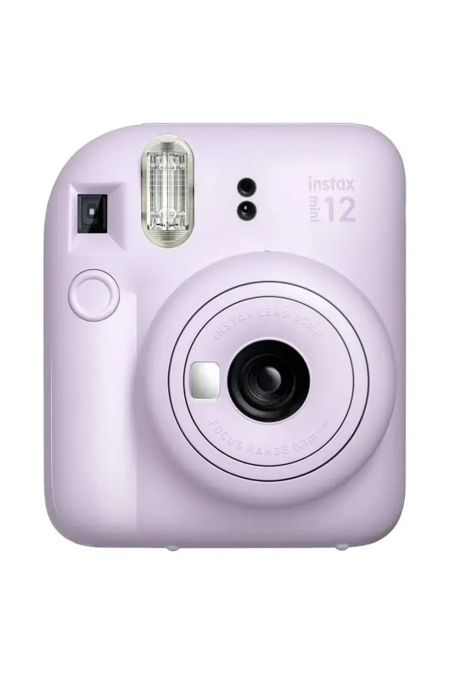 Instax Mini 12 Fotoğraf Makinesi Lila + 20'li Film ve Çanta