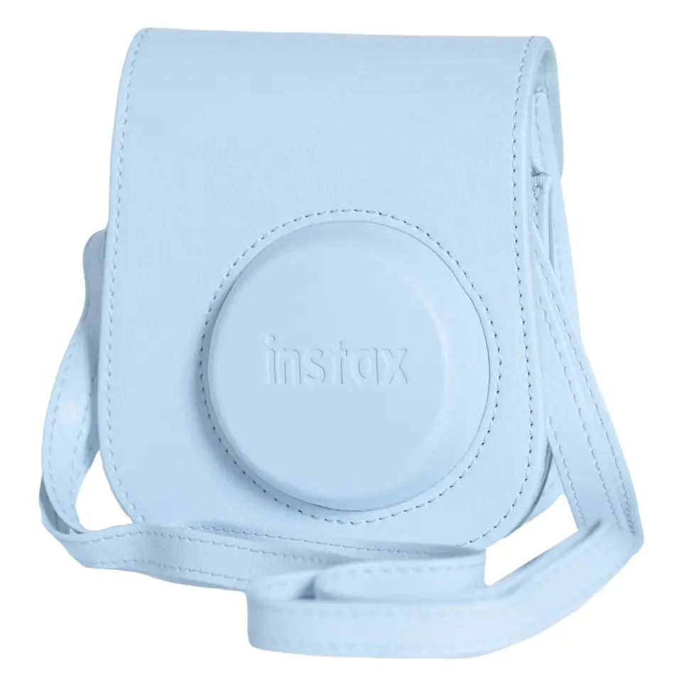 Instax Mini 12 Fotoğraf Makinesi Mavi + 20'li Film ve Çanta