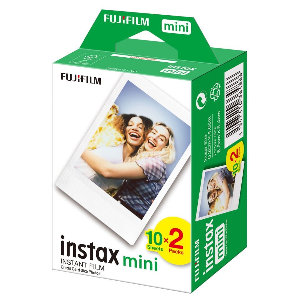 Instax Mini 12 Fotoğraf Makinesi Yeşil + 20'li Film