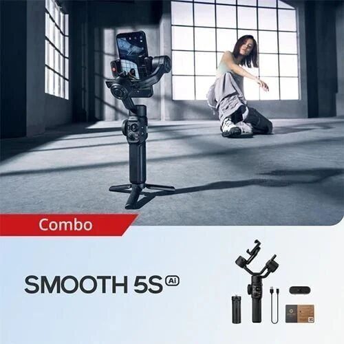 Zhiyun Smooth 5S AI Combo Telefon Gimbali