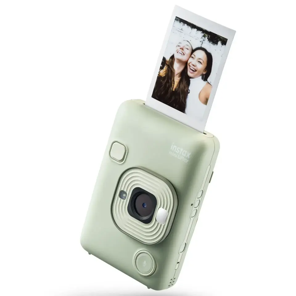 Instax Mini LiPlay Fotoğraf Makinesi Matcha Green + 20'li Film ve Çanta Set
