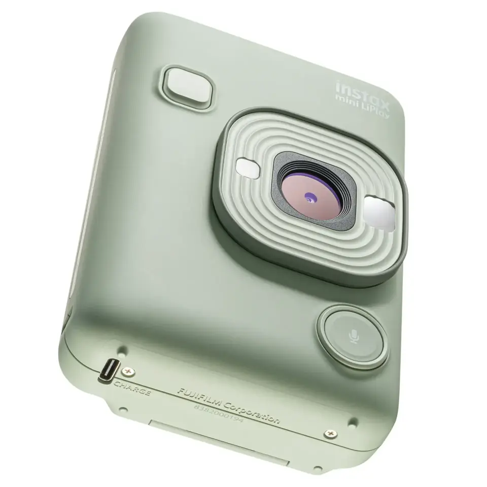 Instax Mini LiPlay Fotoğraf Makinesi Matcha Green + 20'li Film ve Çanta Set