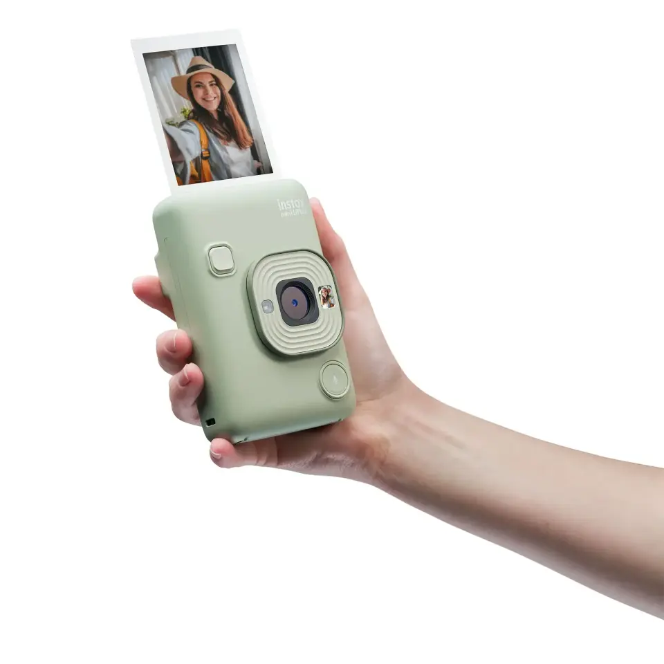 Instax Mini LiPlay Fotoğraf Makinesi Matcha Green + 20'li Film Set