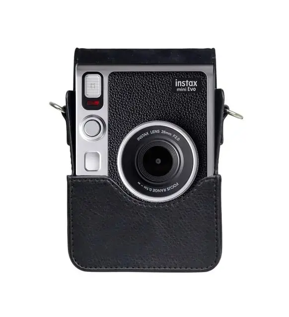 Instax Mini Evo Siyah Deri Çanta