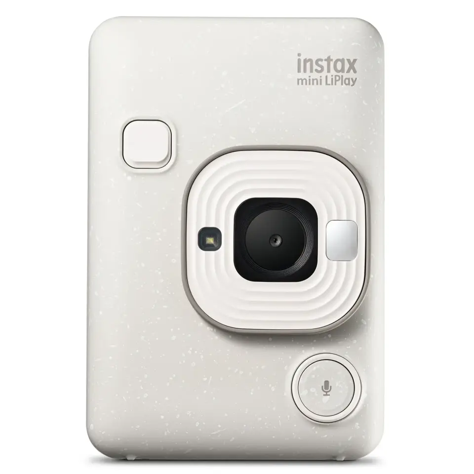 Instax Mini LiPlay Fotoğraf Makinesi Misty White + 20'li Film ve Çanta Set