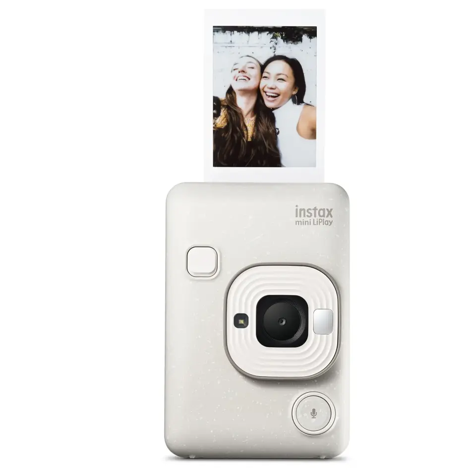 Instax Mini LiPlay Fotoğraf Makinesi Misty White + 20'li Film set