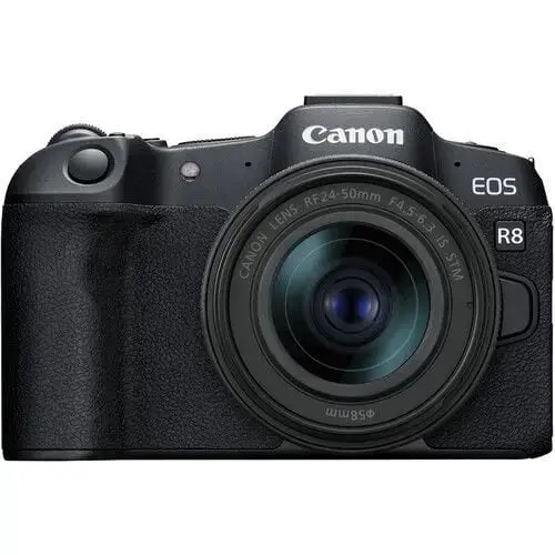 Canon EOS R8 + RF 24-50mm f/4.5-6.3 IS STM Lens Kit (Canon Eurasia Garantili)
