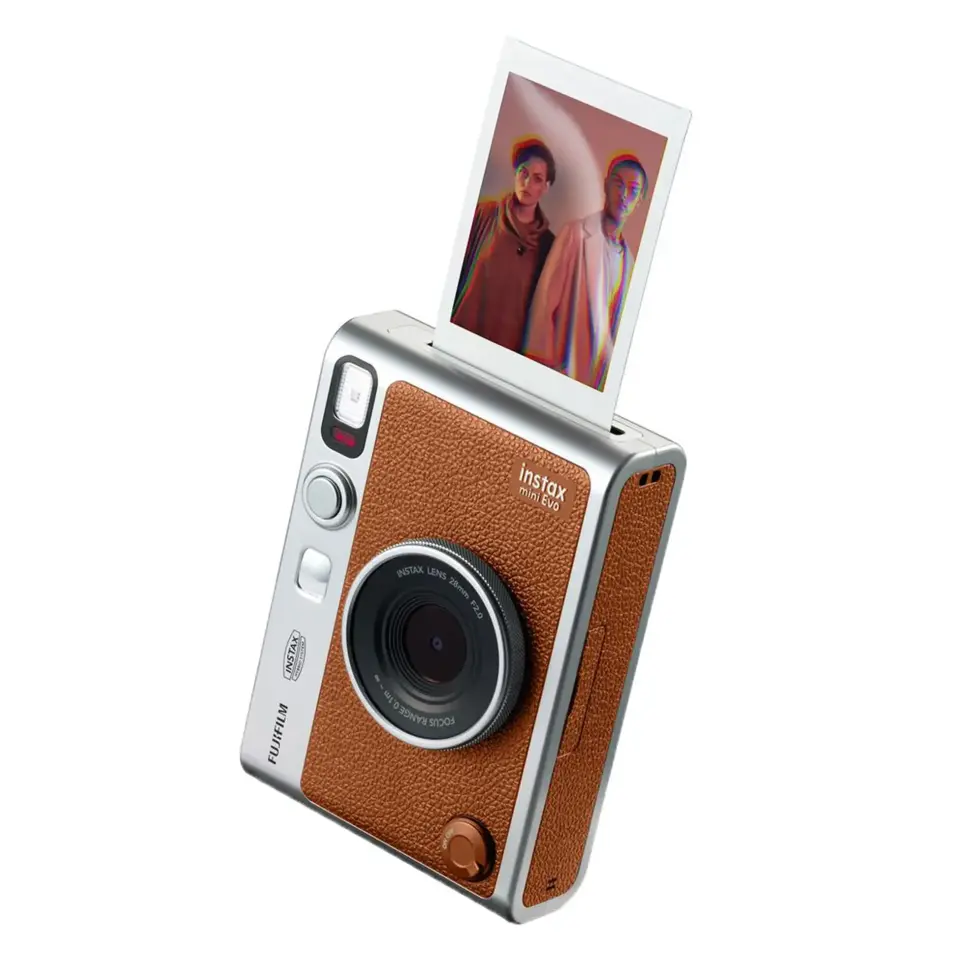 Instax Mini Evo Fotoğraf Makinesi Kahverengi