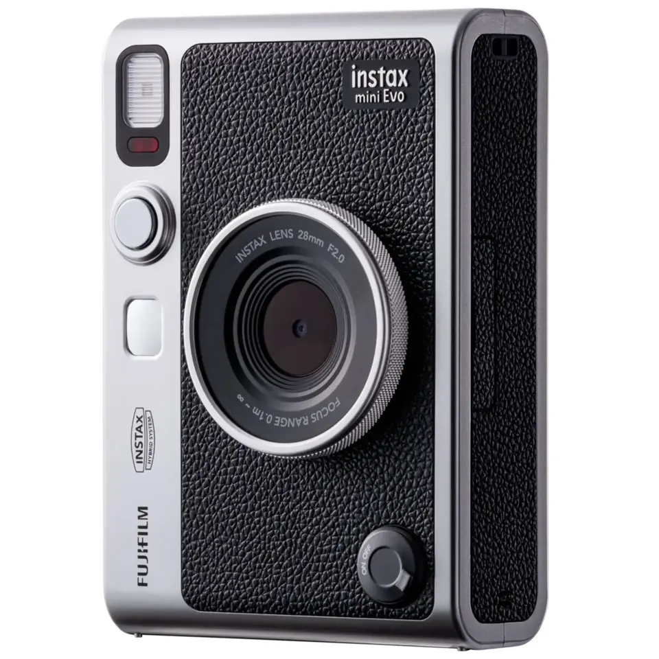 Instax Mini Evo Fotoğraf Makinesi Siyah + 20'li Film ve Çanta Set