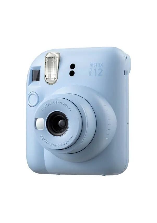 Instax Mini 12 Mavi Fotoğraf Makinesi + Çanta ve 20'li Film