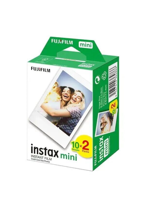 Instax Mini 12 Mavi Fotoğraf Makinesi + Çanta ve 20'li Film