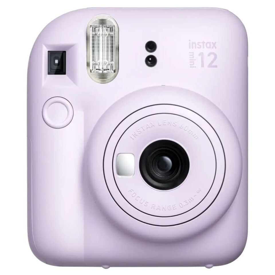 Instax Mini 12 Lila Fotoğaf Makinesi + Çanta ve 20'li Film