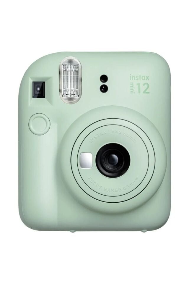 Instax Mini 12 Yeşil Fotoğraf Makinesi + Çanta ve 20'li Film