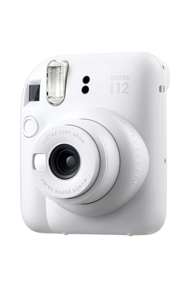Instax Mini 12 Beyaz Fotoğraf Makinesi + Çanta ve 20'li Film