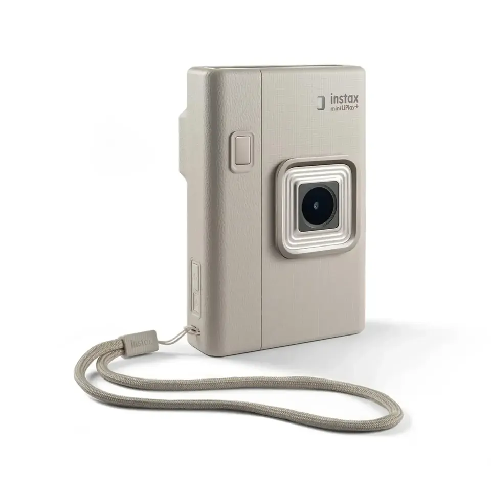 Instax Mini LiPlay Plus Hybrid Fotoğraf Makinesi Sand Beige
